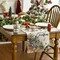 Xmas Trees Holly Pine Cone Merry Christmas Table Runner, Seasonal Winter Kitchen Dining Table Decoration for Home Party Decor 13x72 Inch